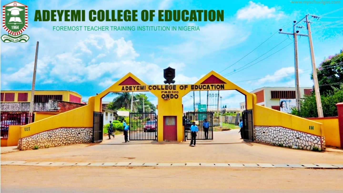 Adeyemi Federal University of Education (AFUED) Pre-Degree Admission Form